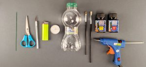costruire dei Fiori con bottiglie di plastica