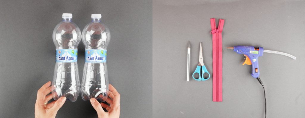 tutorial con bottiglie di plastica