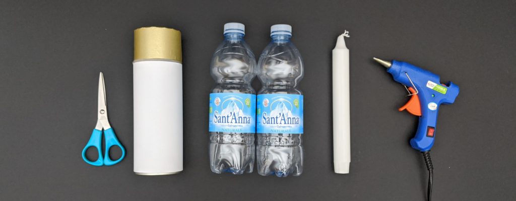 candelabro fai da te riciclo