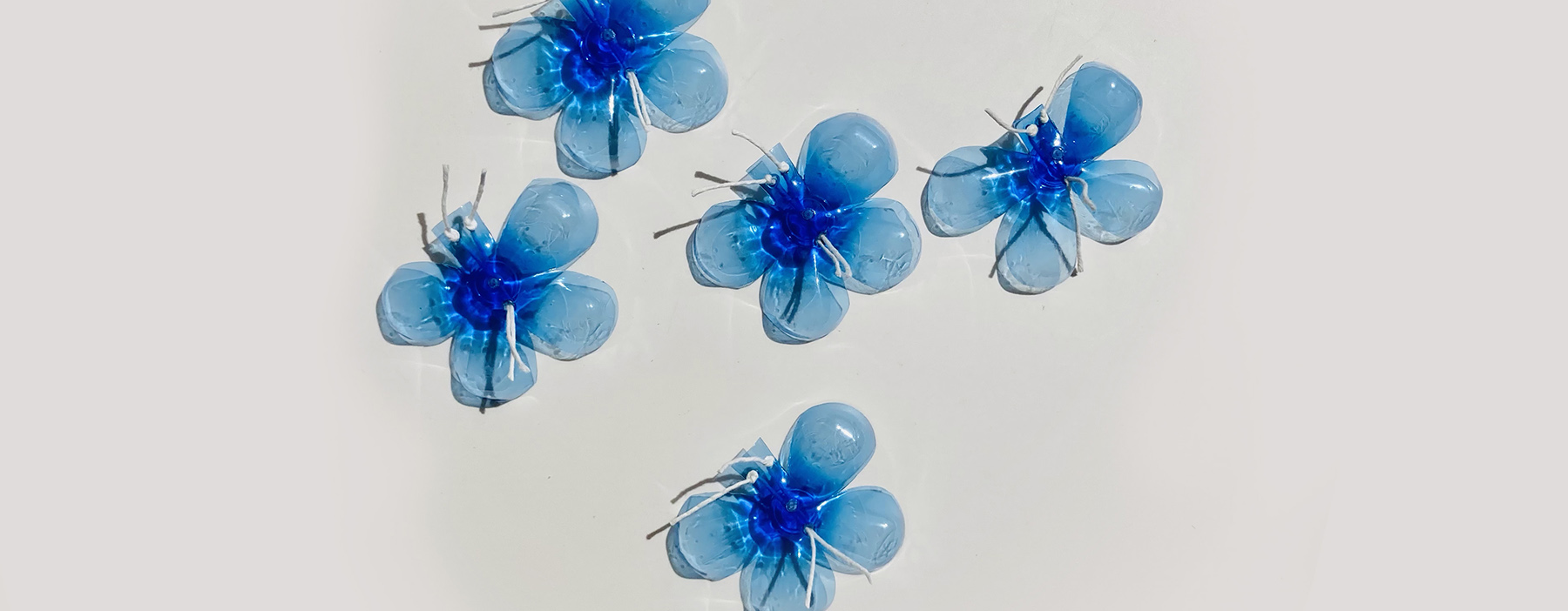 creare una farfalla con la plastica
