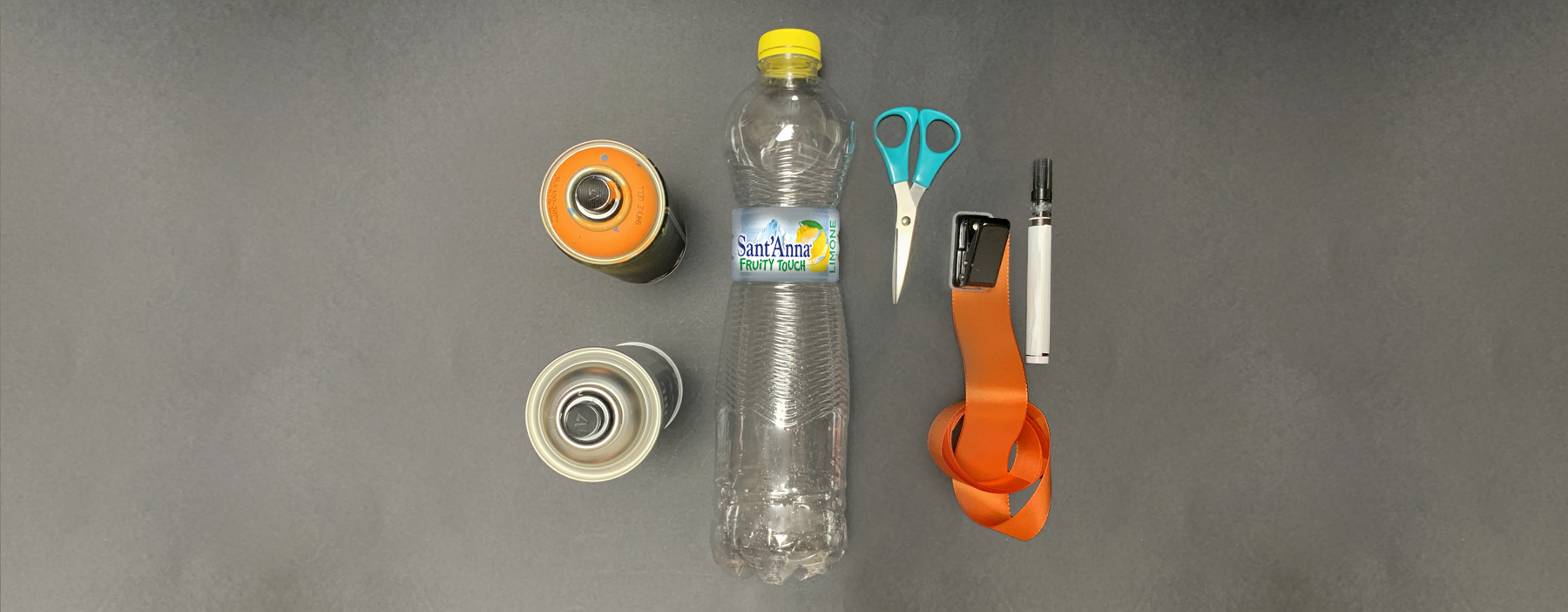 lavoretti con bottiglia di plastica