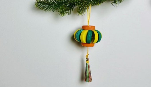 Decorazione di Natale fai da te riciclo creativo