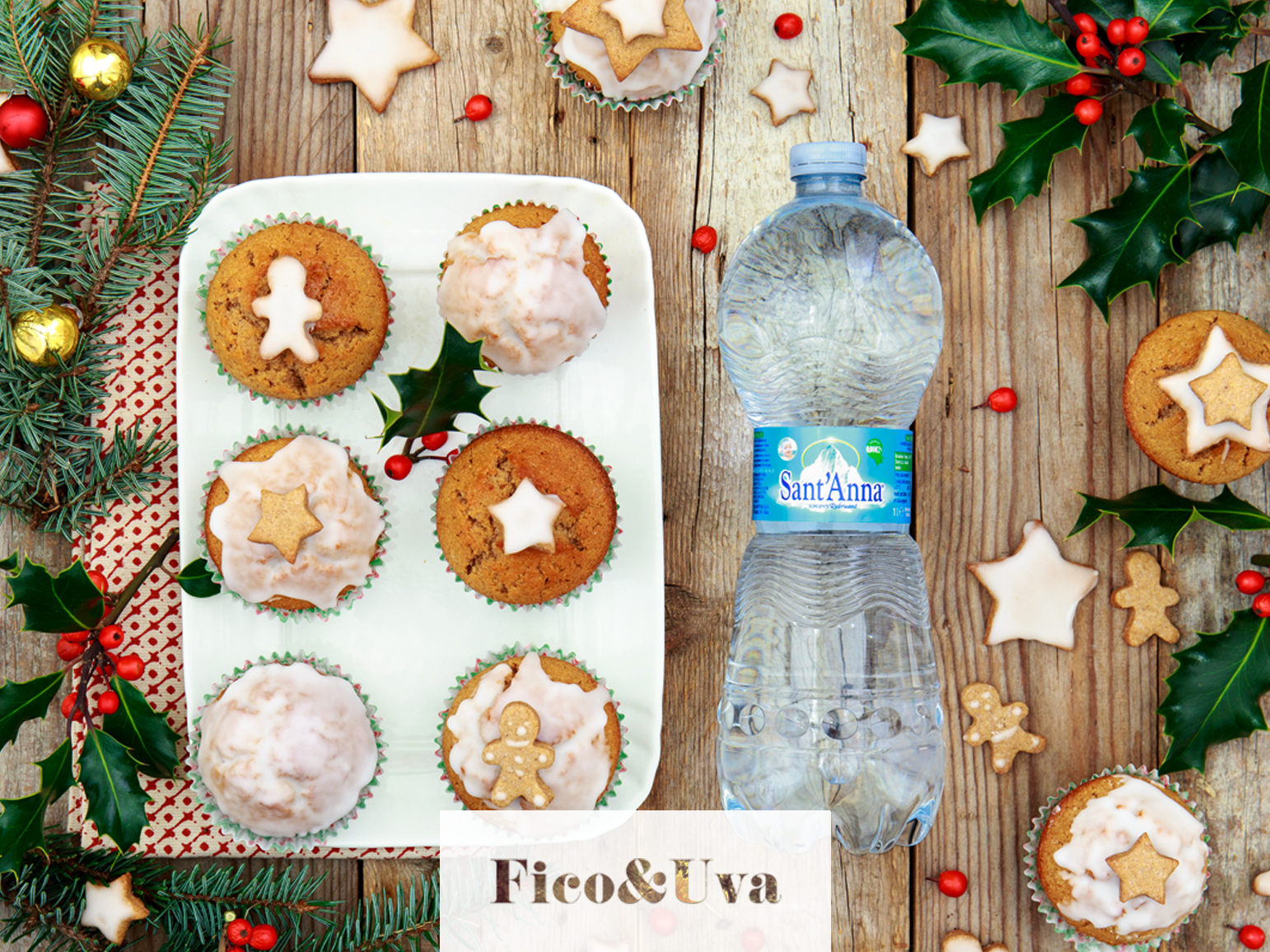 gingerbread cupcakes di natale