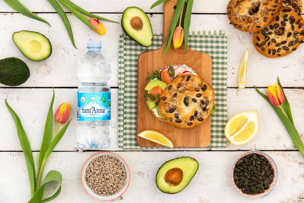 Springtime: Bagel con salmone e avocado