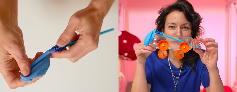 Macchina ad aria con il riciclo creativo