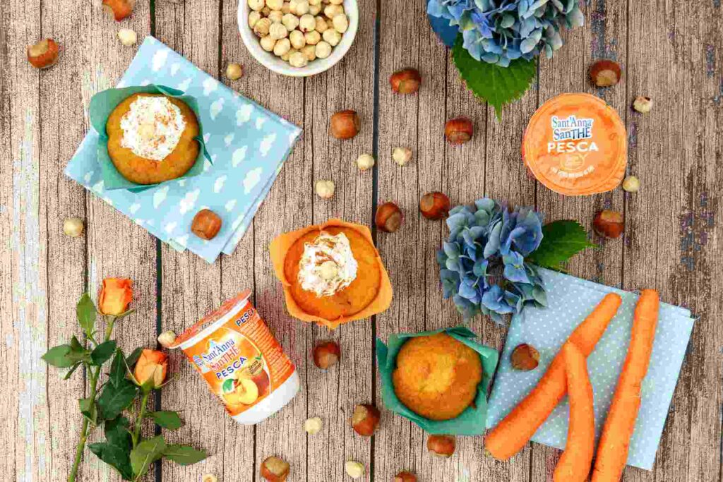 Muffin alle carote e nocciole, la pausa perfetta con colleghi o compagni