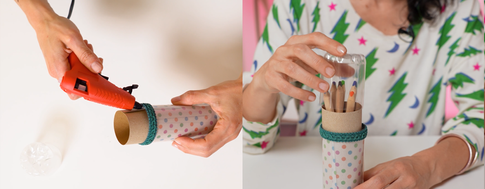 ASTUCCIO SCUOLA FAI DA TE CON IL RICICLO CREATIVO