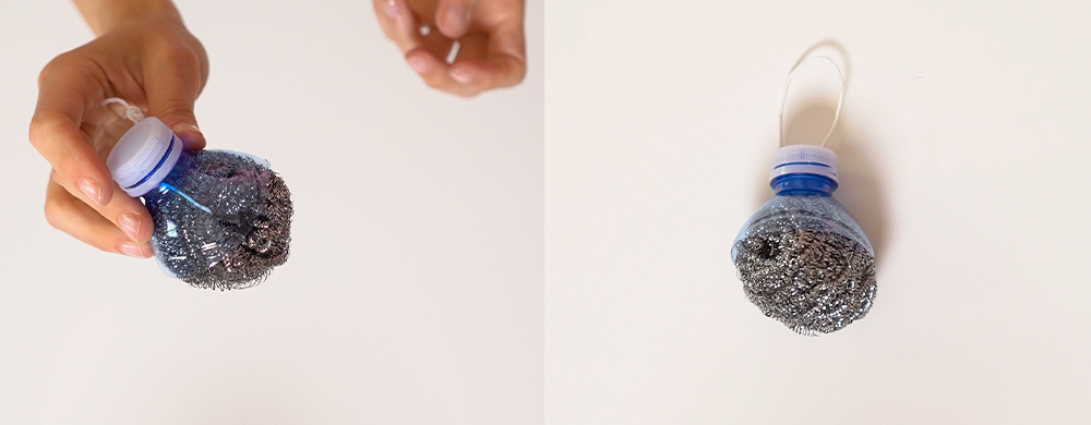 COPRI SPUGNA COLORATO CON IL RICICLO CREATIVO