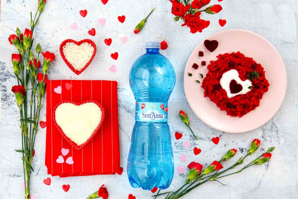 Risotto alla barbabietola con caprino: idea romantica per San Valentino