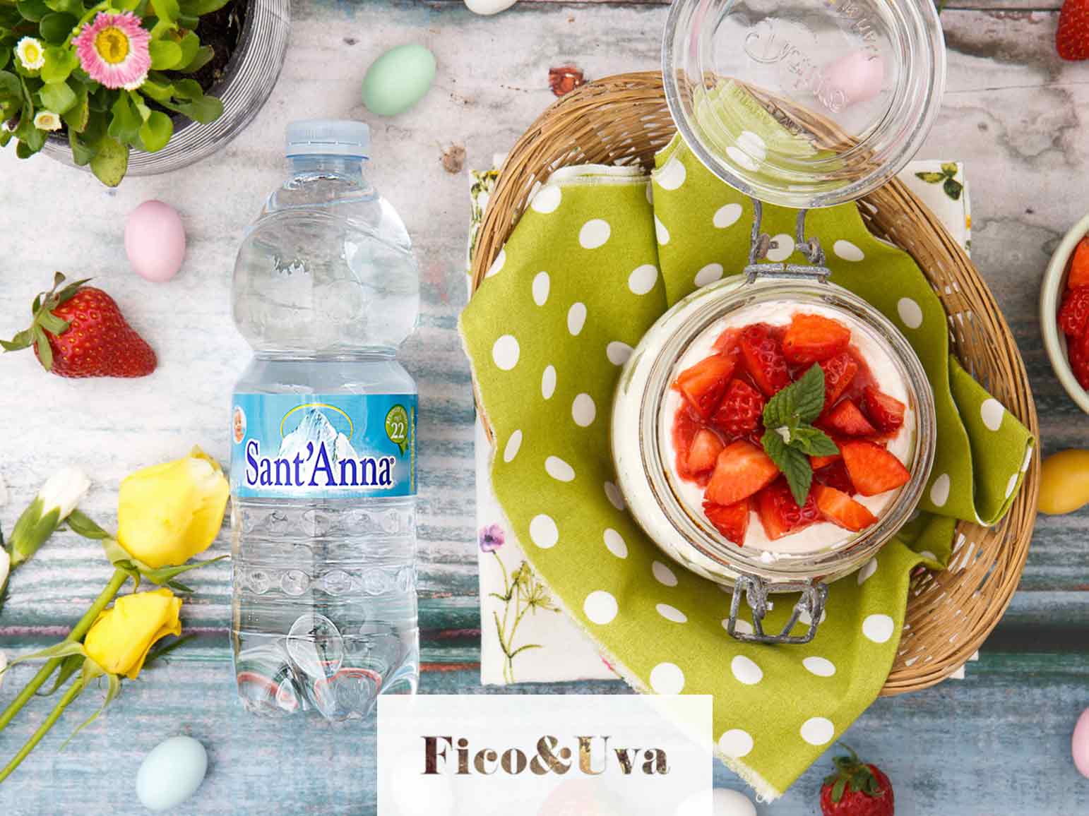 Cheesecake in barattolo alle fragole: idea dolce per Pasquetta