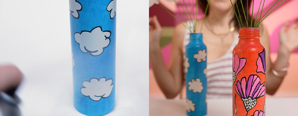 Riciclo Creativo Alubottle: Vaso porta fiori