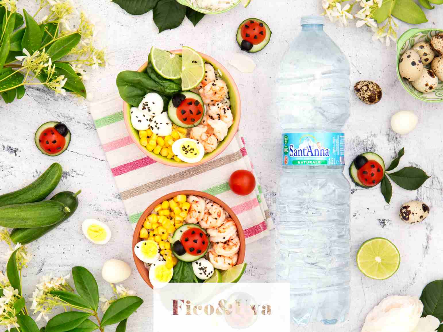 Poke bowl estiva, colorata e divertente anche per i più piccoli