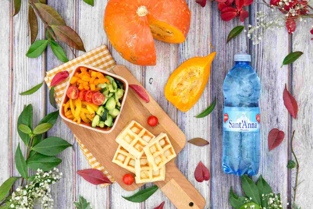 Ricetta waffle salati con ricotta e verdure di tarda estate per una pausa pranzo sfiziosa
